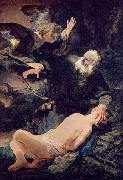 Rembrandt Peale The sacrifice of Abraham oil